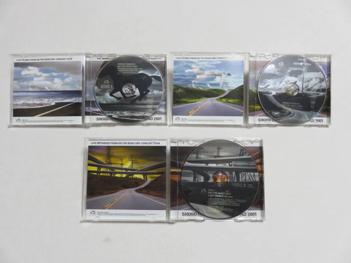 ★ディスク盤面・美品★【 　浜田省吾　 ON THE ROAD 2001　 SRBL2002～2004 ( DVD 2枚+12㎝CD 1枚 )　 】★最安送料510円で発送可！_画像6