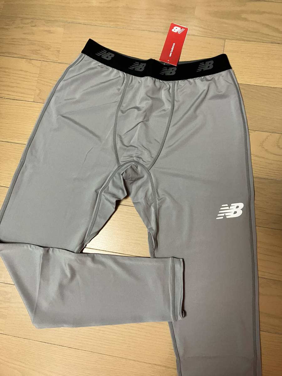 New balance メンズ ロングタイツ 2XL シルバー 新品 ☆決算セール★。。_画像2