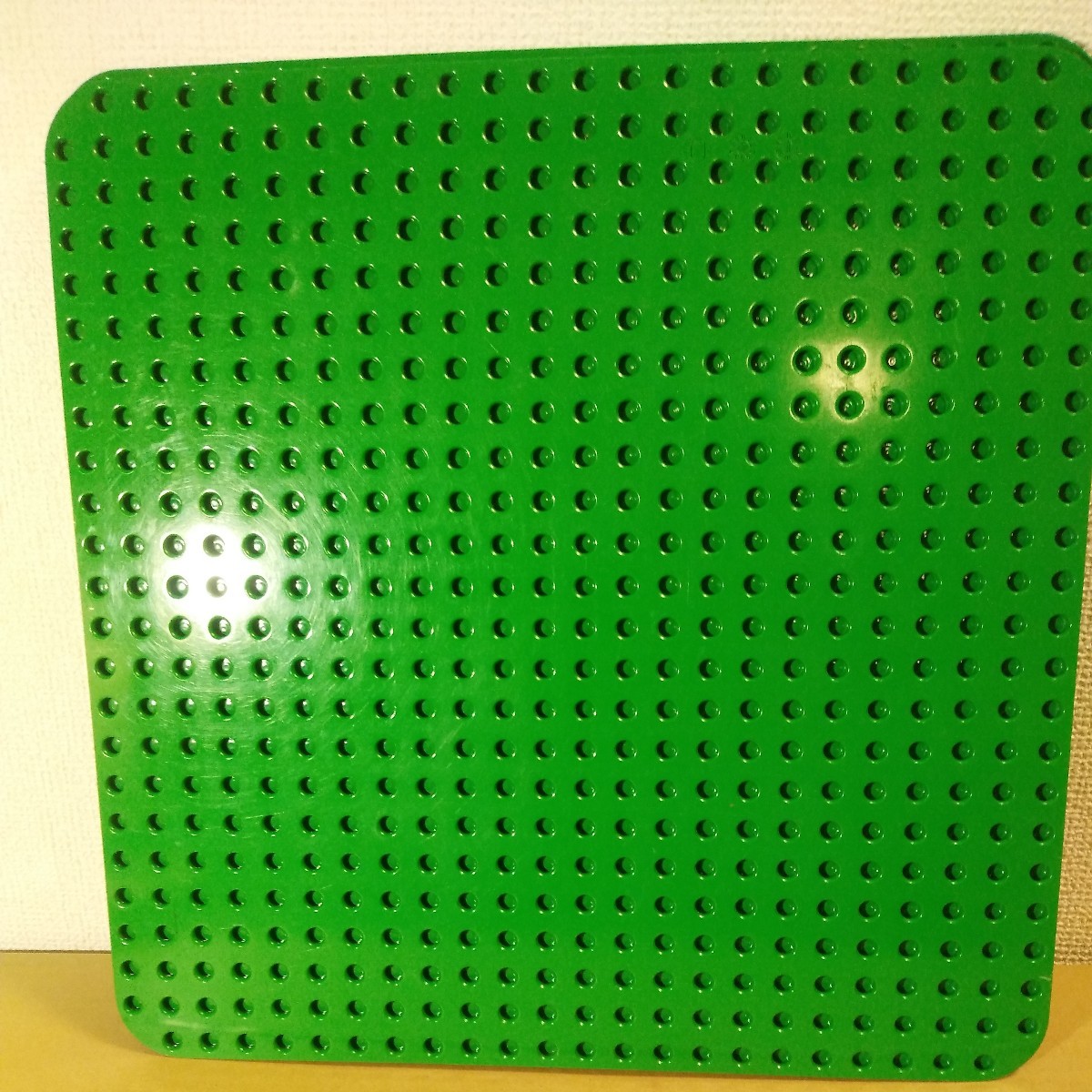 レゴデュプロ ベースプレート 基礎板 緑色 24×24 ポッチ 2点セット 未チェック 詳細不明 ジャンク扱い _画像5