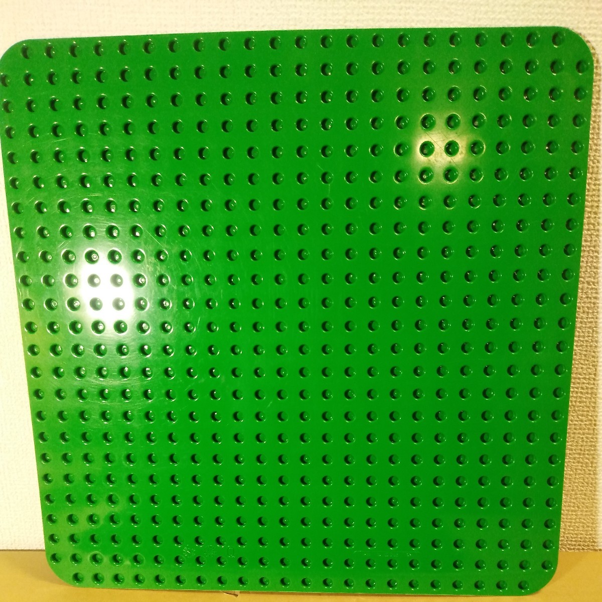 レゴデュプロ ベースプレート 基礎板 緑色 24×24 ポッチ 2点セット 未チェック 詳細不明 ジャンク扱い _画像4