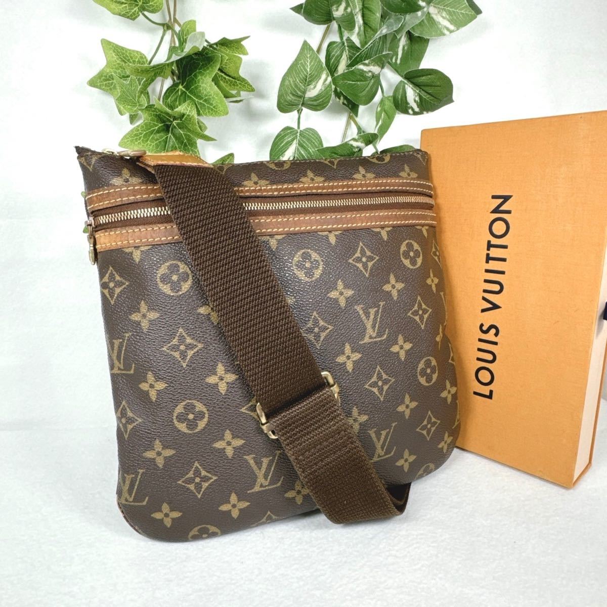 1円 ルイヴィトン LOUIS VUITTON モノグラム ポシェット ボスフォール ショルダーバッグ 斜めがけバッグ M40044 シリアル MI0066 男女兼用_画像1