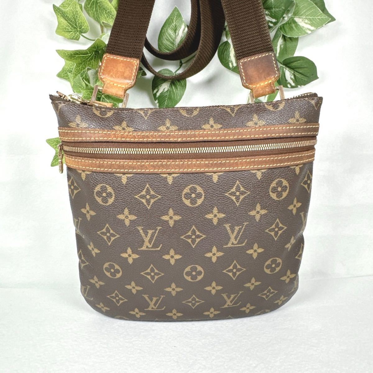 1円 ルイヴィトン LOUIS VUITTON モノグラム ポシェット ボスフォール ショルダーバッグ 斜めがけバッグ M40044 シリアル MI0066 男女兼用_画像2