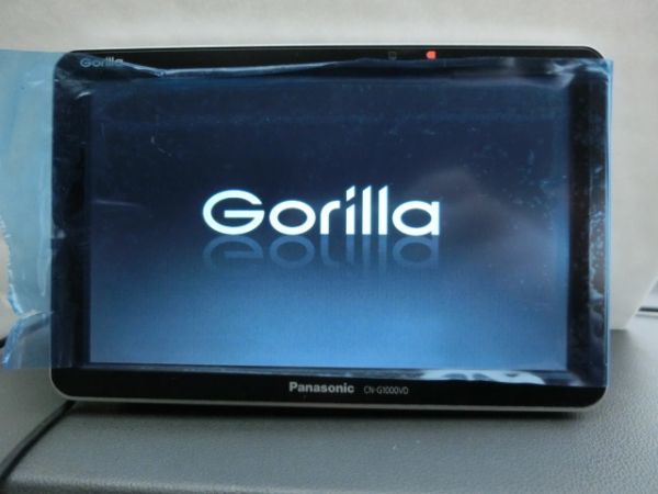 送料無料●起動確認済 Panasonic パナソニック Gorilla ゴリラ 7V型 ポータブルカーナビ メモリーナビ CN-G1000VD●1_画像2