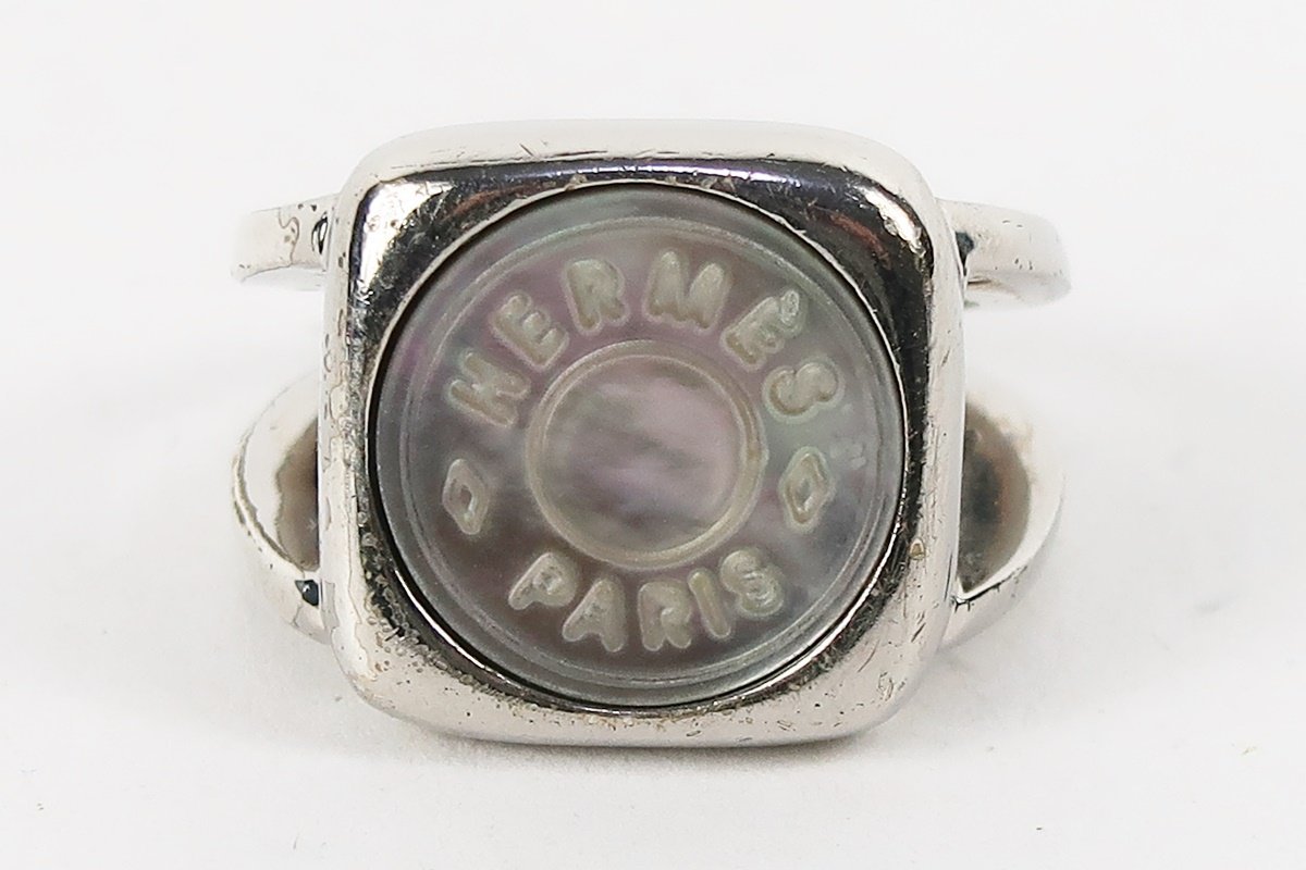 [ прекрасный товар ]HERMES Hermes Serie кольцо кольцо бренд аксессуары 55 15 номер мелкие вещи смешанные товары [OZ77]