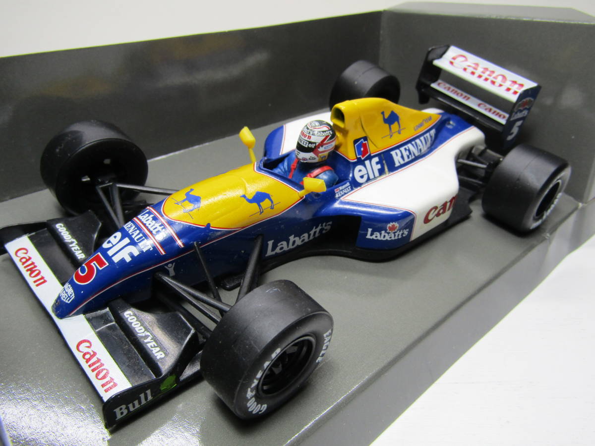 WILLIAMS RENAULT FW14 N MANSELL 1/24 ナイジェル マンセル elf #5 ウィリアムズ ルノー FW14 1991年 F1グランプリ ONYX 当時物未展示 F1