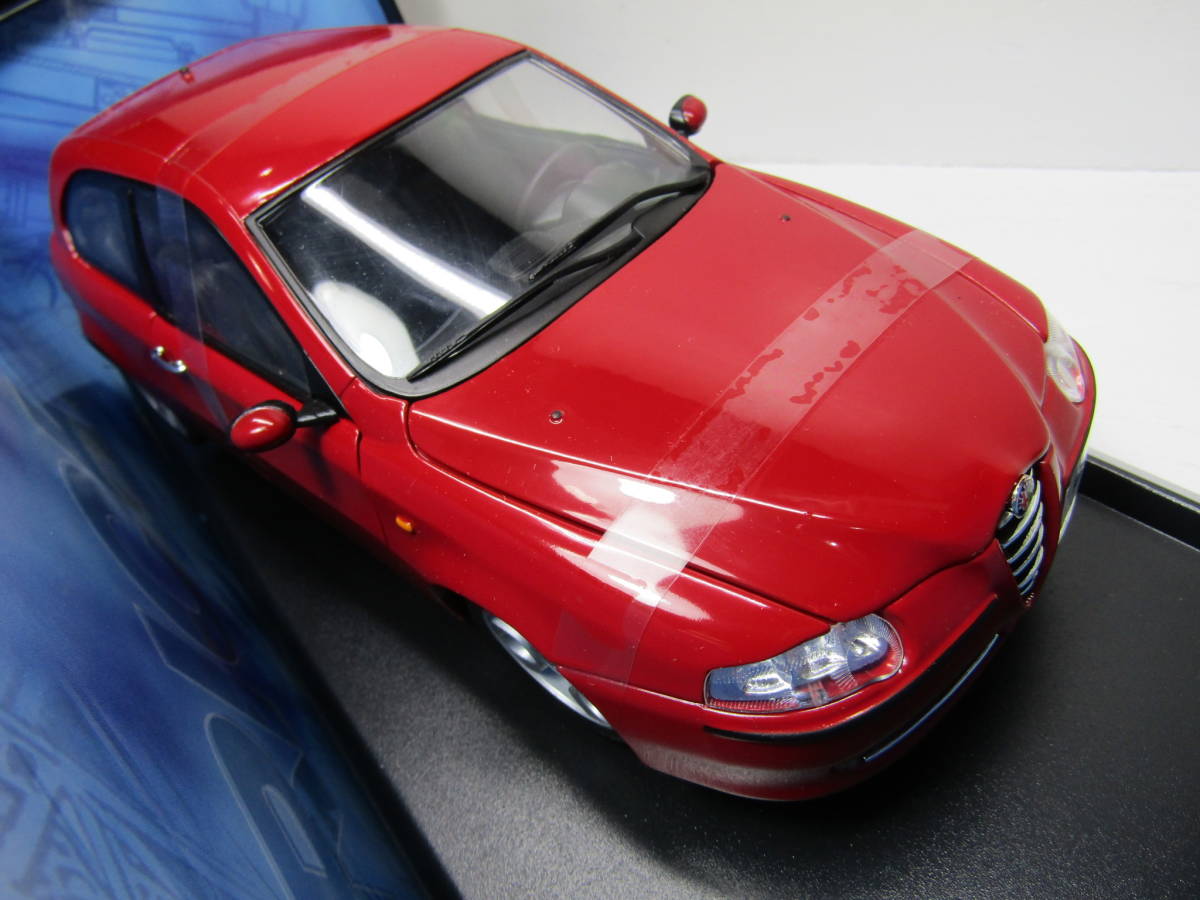 Alfa Romeo 1/18 アルファロメオ 147 前期型 RICKO Rosso 美品 GTA 2.0Ti Ts 1.6 Italy イタリア名車 ハッチバック RED_出品現物です