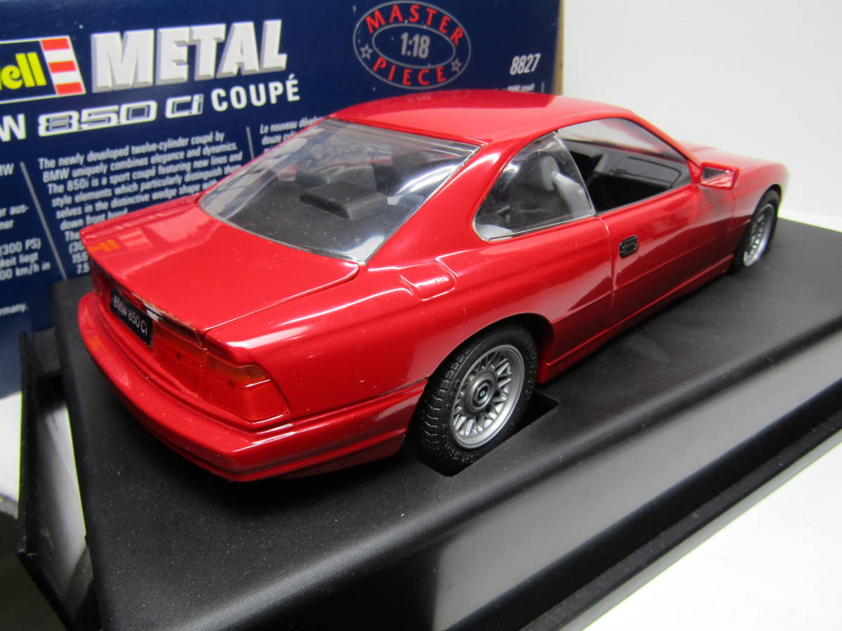 【T-ポイント5倍】 BMW 850 COUPE 1/18 クーペ 850ci V12 csi 初代 RED 8シリーズ レベル