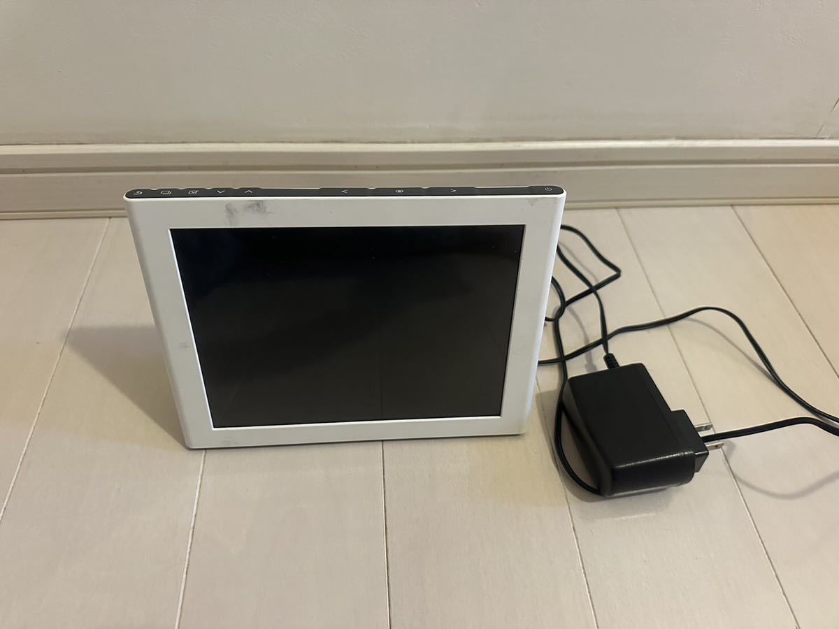 LG F8012N-WN 8.0 -inch digital photo frame ( white )* operation goods 