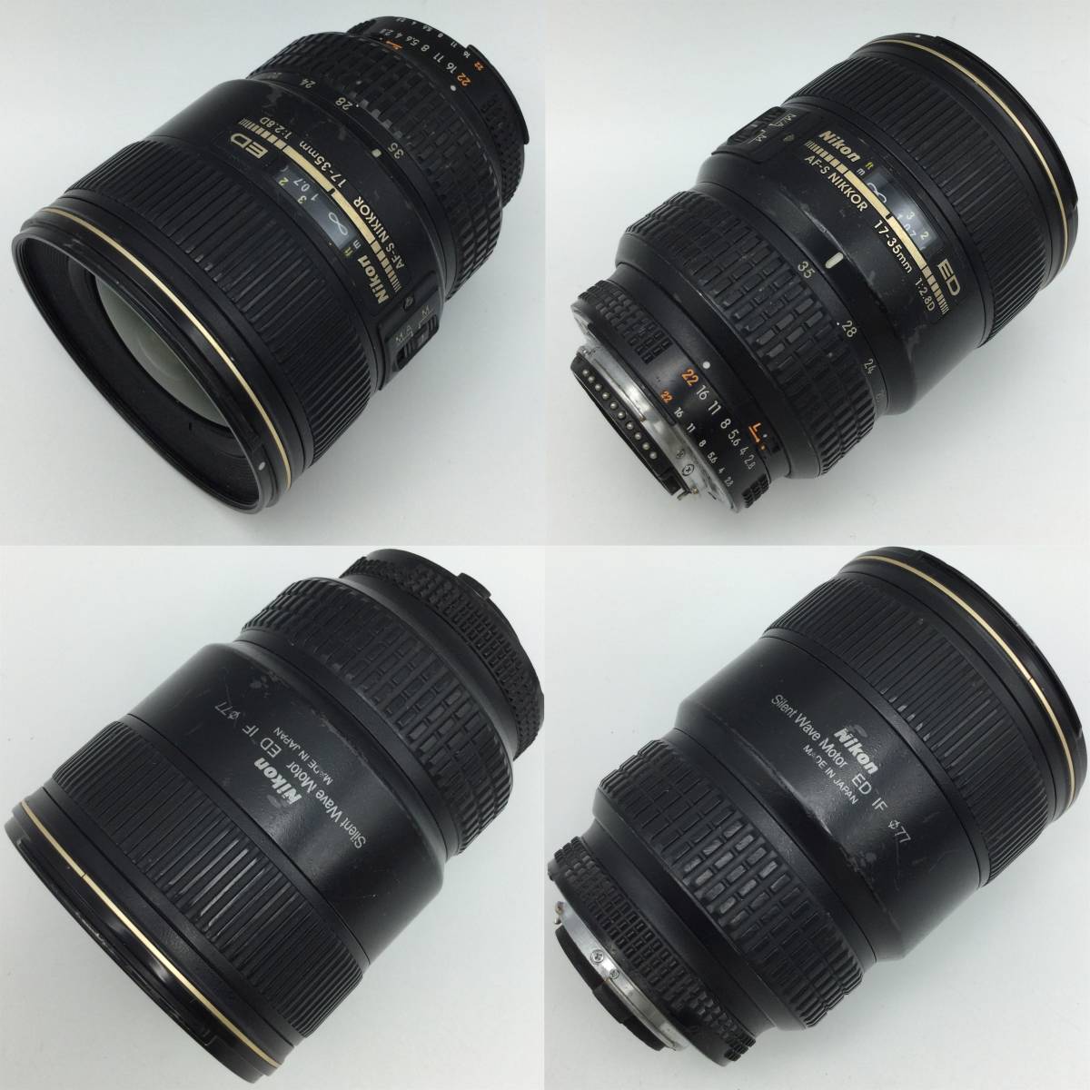 U41◎【動作/精度未確認】ニコン D2X AF-S NIKKOR 17-55mm 1:2.8 G ED DX/AF-S NIKKOR 17-35mm 1:2.8D ED/ボディ欠損有 現状品 ジャンク ◎_AF-S NIKKOR 17-35mm 1:2.8D ED