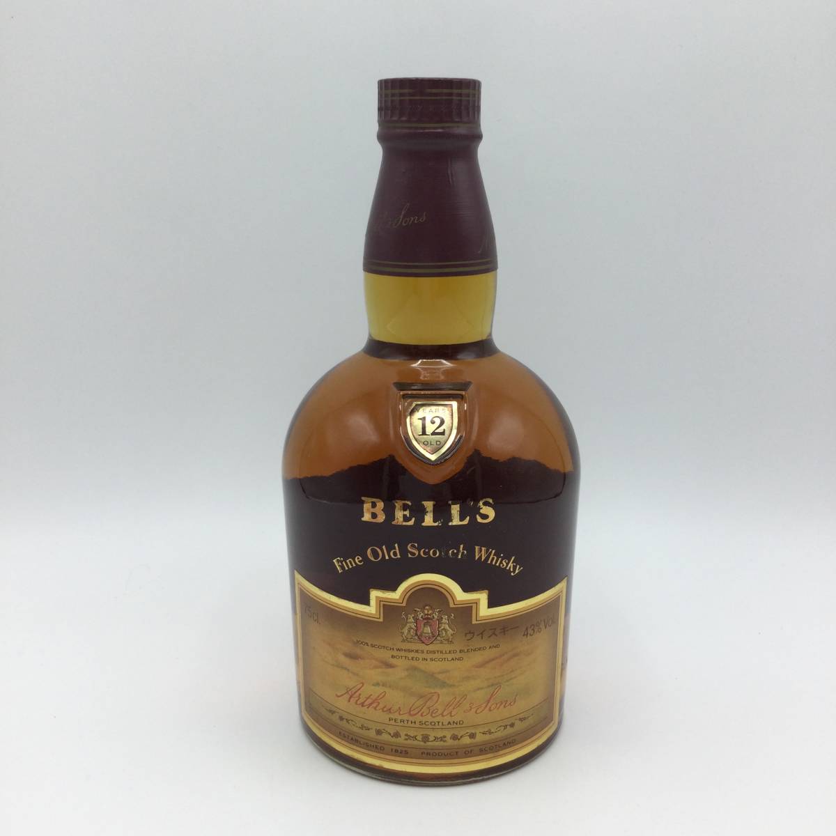 G9 ★【未開栓】BELL'S Fine Old Scotch Whisky 12年 ベルズ オールド スコッチウイスキー 43％ 750ml 洋酒 古酒 ★_画像1