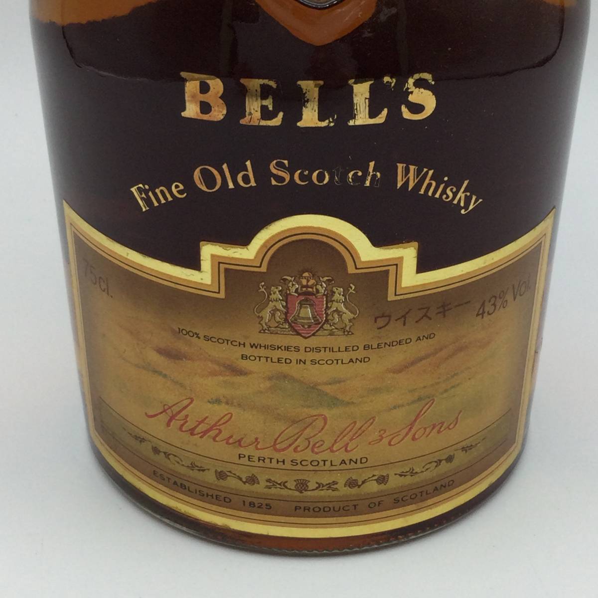 G9 ★【未開栓】BELL'S Fine Old Scotch Whisky 12年 ベルズ オールド スコッチウイスキー 43％ 750ml 洋酒 古酒 ★_画像2