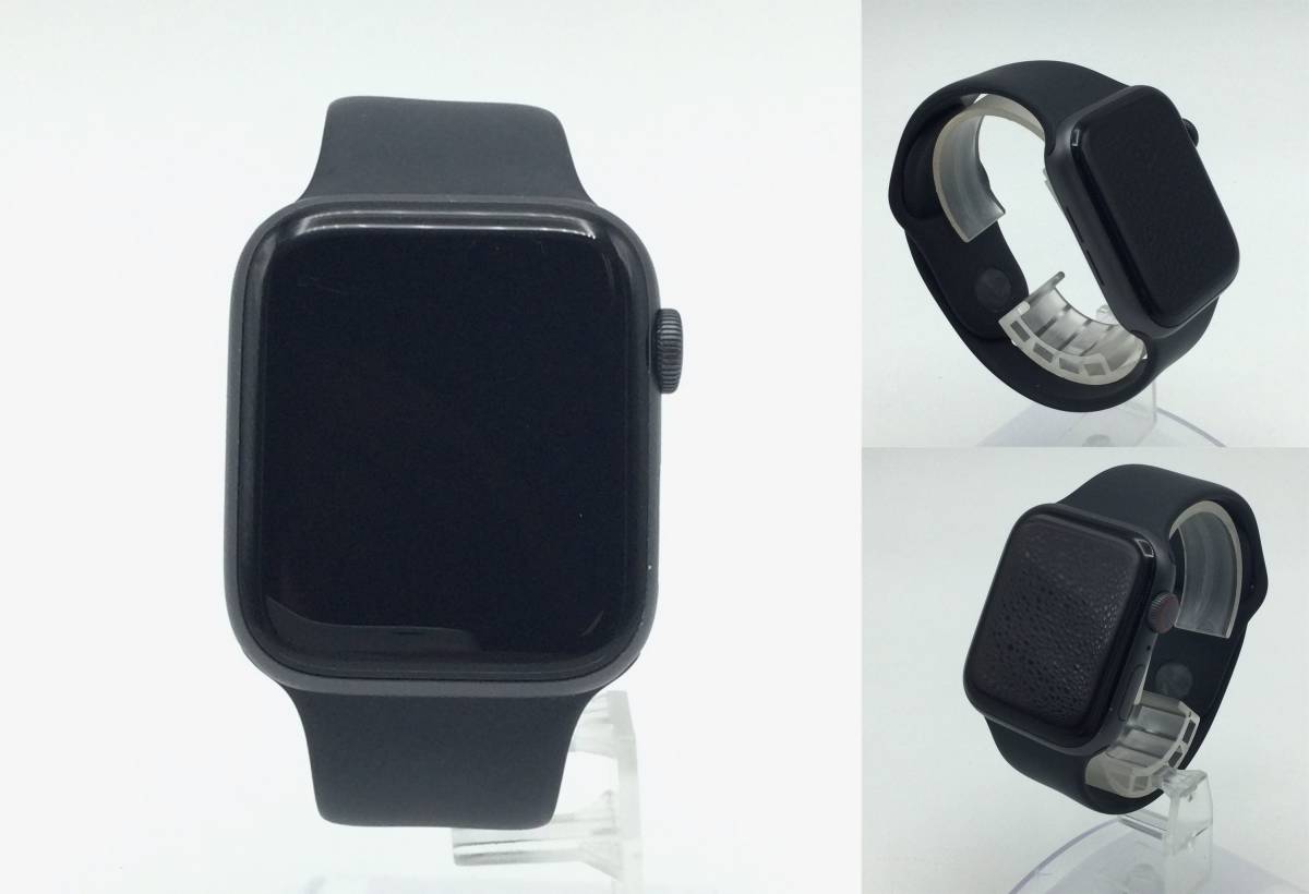 K8 ◎Apple Watch Series4 44mm ALUMINUM & CERAMIC CASE ION-X GLASS GPS LTE WR-50M アップルウォッチ シリーズ4 現状品 ジャンク◎_画像5