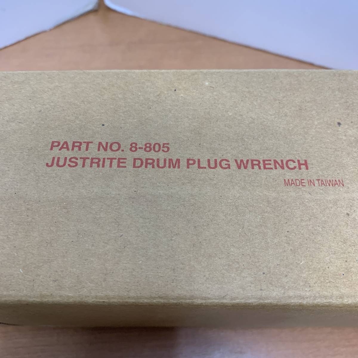 ☆★T0406 JUSTRITE 真鍮合金 ドラム栓レンチ No.08805 ドラム缶レンチ 250mm エスコ EA991JM-1 ノンスパーク _画像3