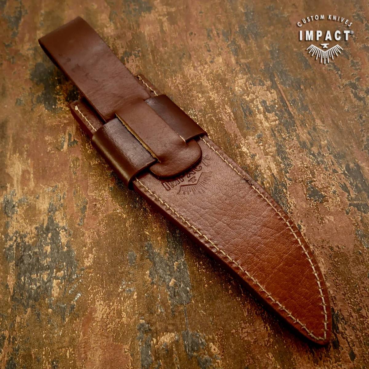 ☆全長38.4cm イギリス IMPACT製 カスタム ナイフ キャメル ☆全長38.4cm イギリス IMPACT製 カスタム ナイフ キャメル