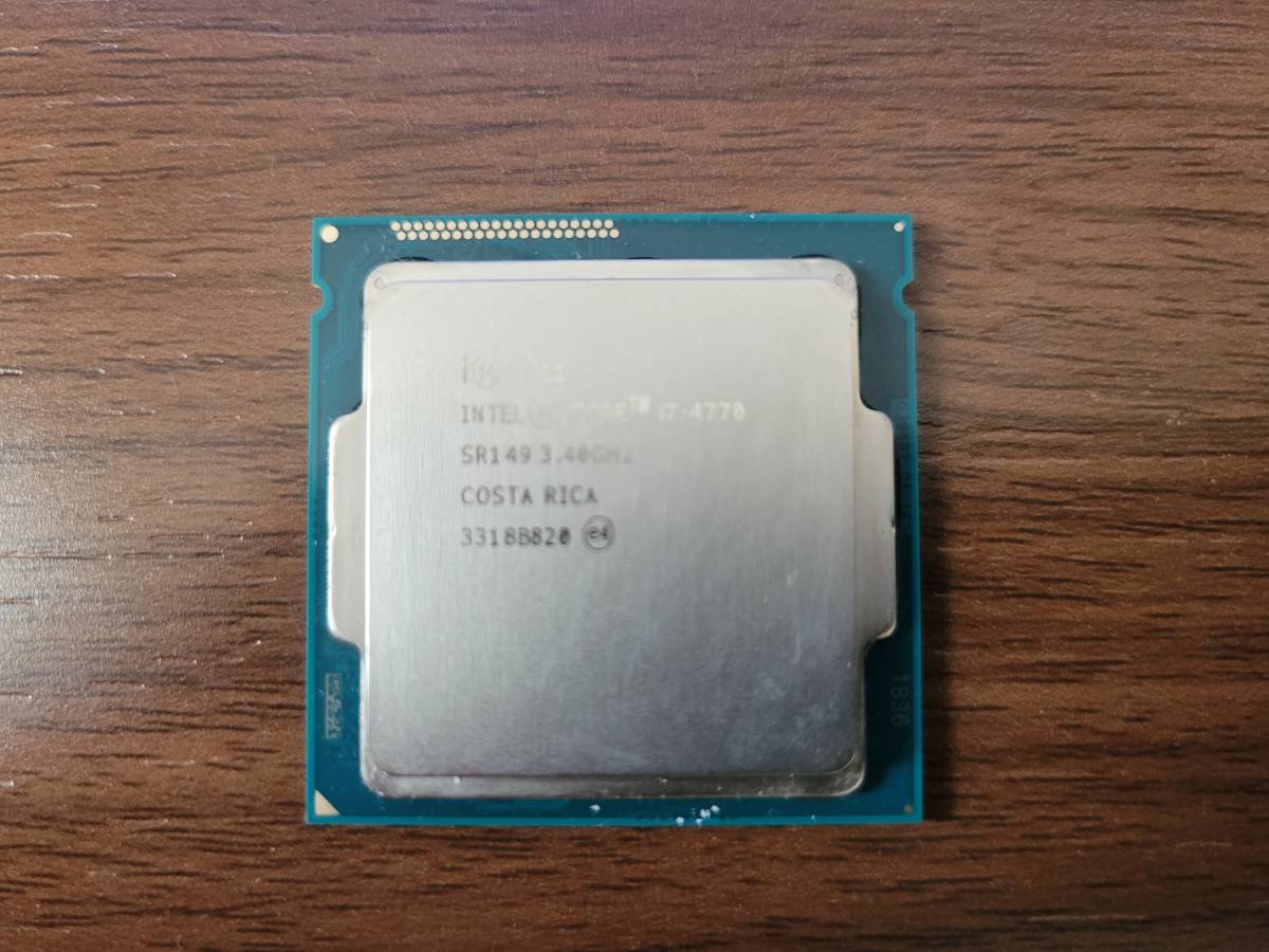 【ジャンク・動作未確認】インテル Core i7-4770 プロセッサー SR149_画像1