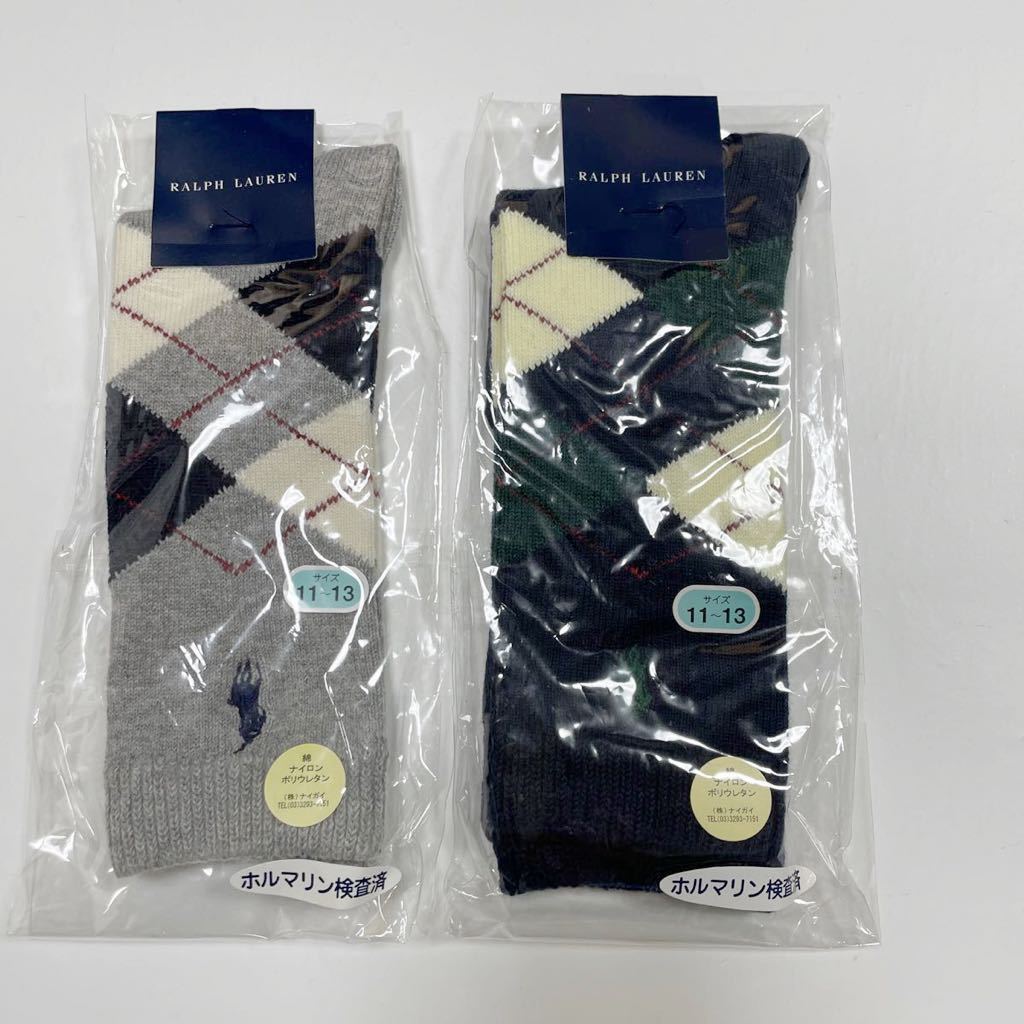 B new goods Ralph Lauren socks 2 pair knee-high socks 11-13