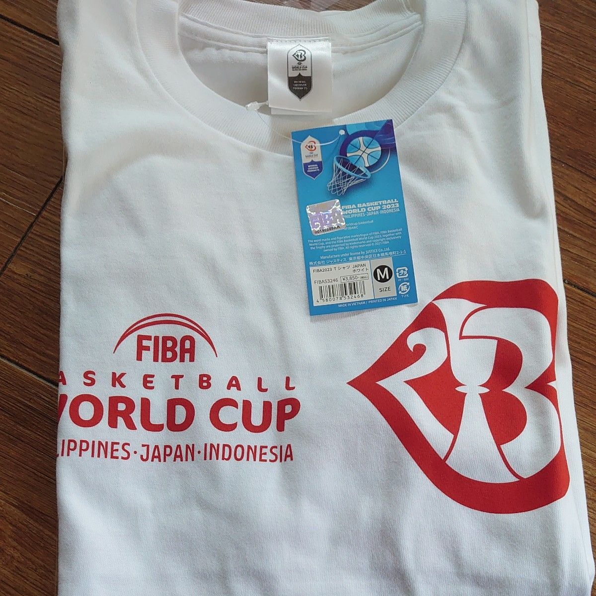 バスケワールドカップ Tシャツ　JAPAN　BASKETBALL　アカツキJAPAN