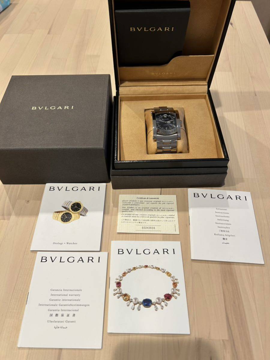 磨き済み　極美品　BVLGARI ブルガリ　アショーマ　AA44S 自動巻　メンズ_画像10