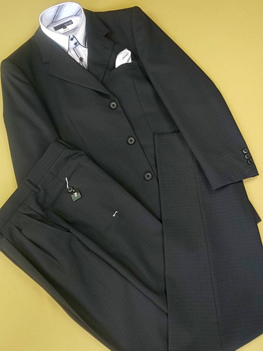 NARCISSE new goods SALE!! super special price 80%OFF three  button suit two tuck spring summer autumn Y7(YLL) size W80cm easy eyes wool 100% stylish 3215 with translation 