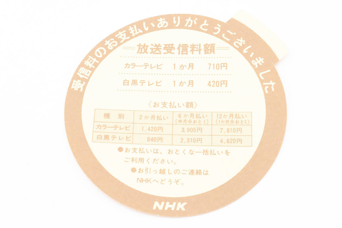 お５４５◎当時物　NHK　総合テレビ　受信料　シール　花、おかあさんといっしょ、こちら600情報部◎_画像9