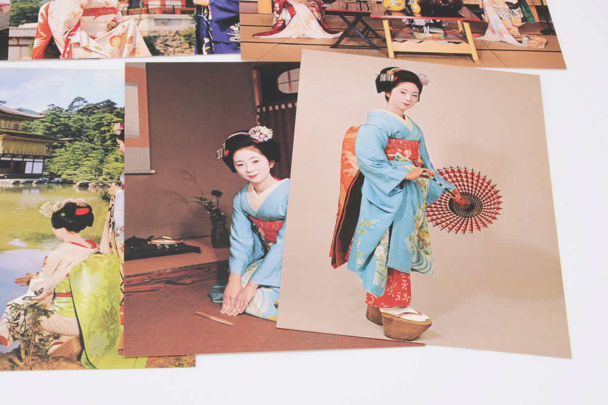 お５５９◎ポストカード　京の舞妓　12枚入り　maiko girls in kyoto ◎_画像7