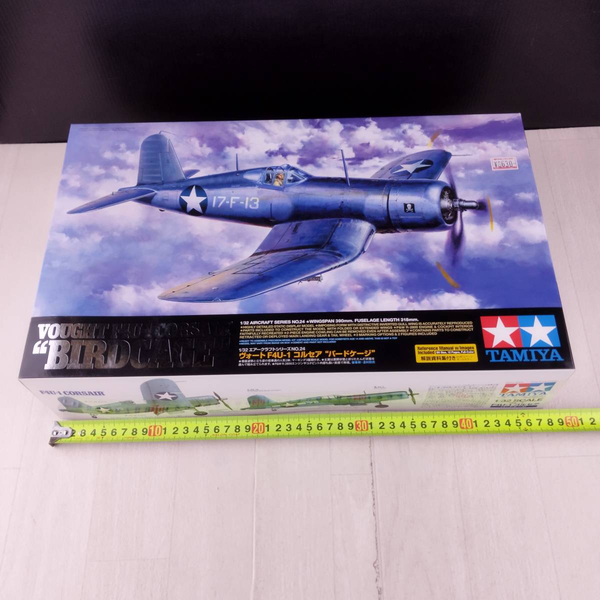 タミヤ プラモデル 1/32 ヴォート F4U-1 コルセア バードケージ 「エアークラフトシリーズ No.24」 ディスプレイモデル 60324_画像1