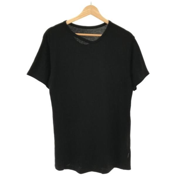 B Yohji Yamamoto ビー ヨウジヤマモト 20SS カットネックTシャツ ブラック サイズ:3 メンズ ITC9AEZ4JV8G_画像1