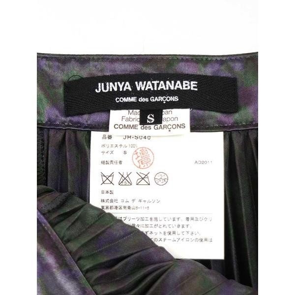 JUNYA WATANABE COMME des GARCONS ジュンヤワタナベコムデギャルソン 11AW プリーツスカート ミックスカラー サイズ:S ITT9GN921LSE_画像3