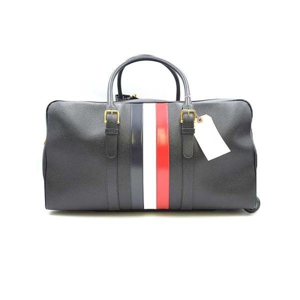 THOM BROWNE トムブラウン 2WAY キャリーケース ボストンバッグ ブラック ITBCA7CJ6U0W_画像2