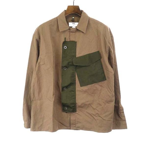 OAMC オーエーエムシー 18AW Overlay Shirt ビッグポケットシャツ