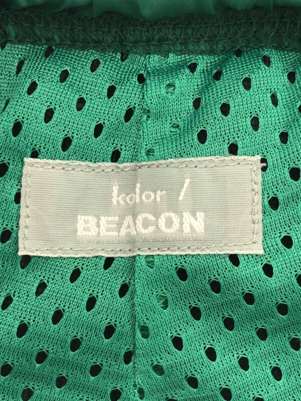 kolor BEACON color beacon 21AW nylon combination boa Easy pants green × navy 1 ITBWTUP9CFRF