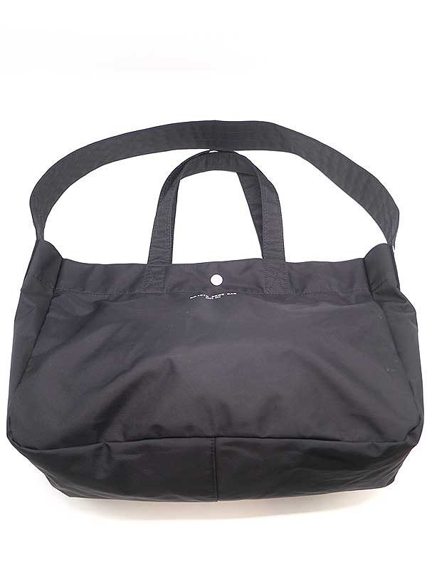 UNIVERSAL PRODUCTS ユニバーサルプロダクツ ORDURA NYLON NEWS BAG SMALL ショルダーバッグ ブラック ITA6FATHGSXY_画像5