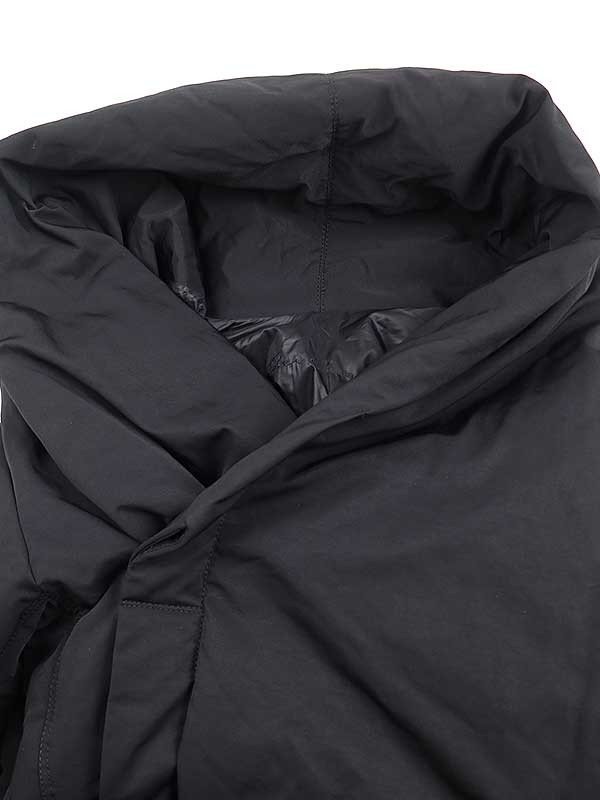 Rick Owens Rick Owens 13AW шаль цвет нейлон пуховик черный 38 ITU9JGZ6BNCW