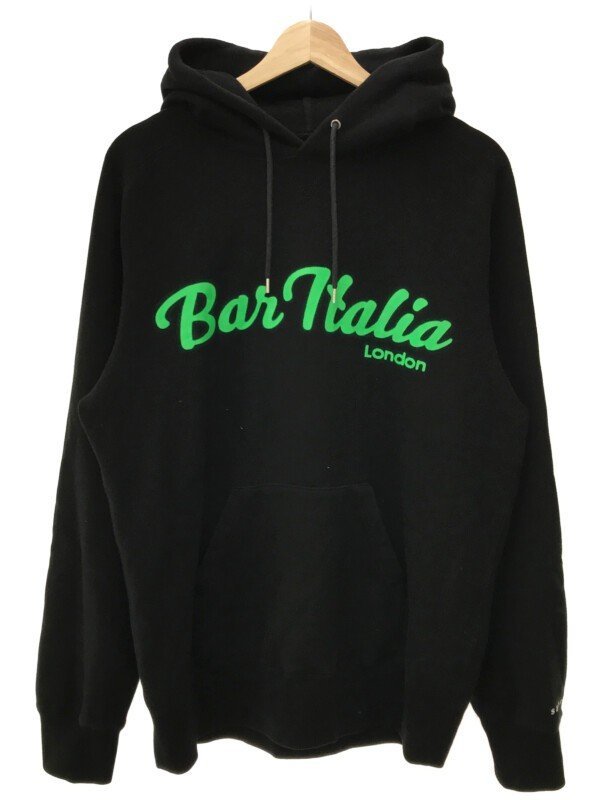 sacai サカイ 19AW Bar Italia Hoodie プリントプルオーバーパーカー ブラック 3 ITUIYT4AX7XK