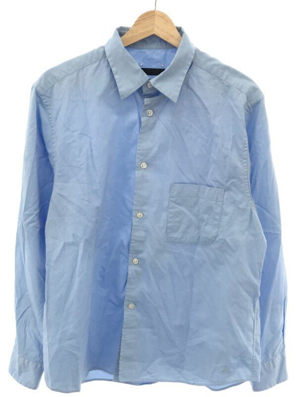 SOPHNET. ソフネット 19SS コットンダブルシャツ ブルー S ITVMO0FUVCIF