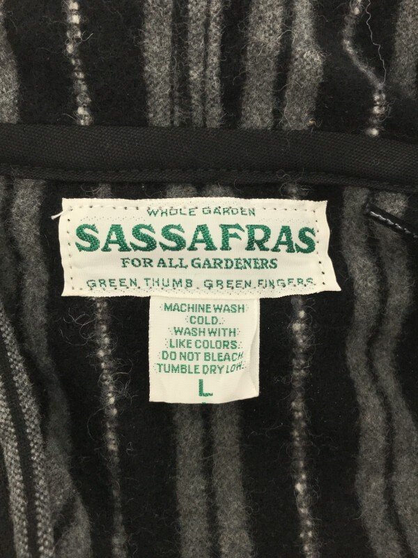 SASSAFRAS ササフラス Blower Bud Coat ブロワーバドコート ブランケット グレー L IT3TD3ILQLEA_画像3