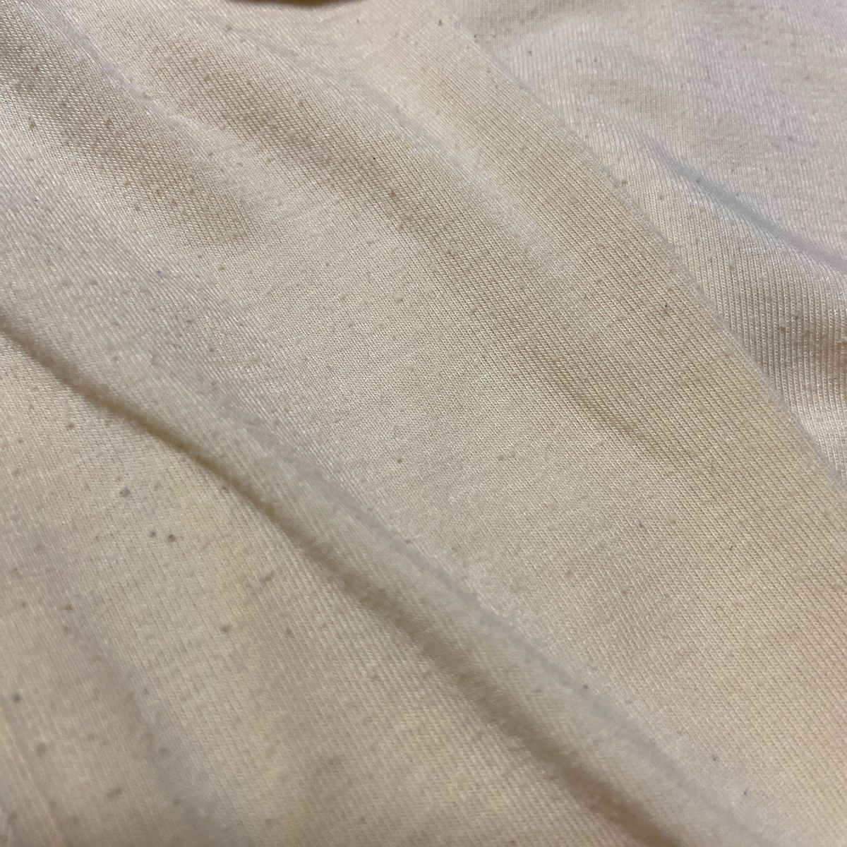 ココディール  トップス　クリーム色　白色　パール刺繍　長袖