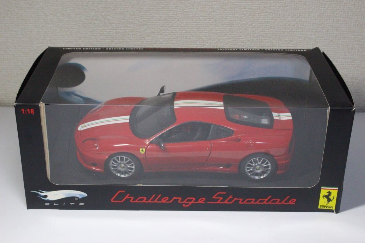 1/18 Hotwheels Ferrari 360 CHALLENGE STRADALE Red / ホットウィール Ferrari 360 チャレンジストラダーレ レッド マテル エリート _画像9