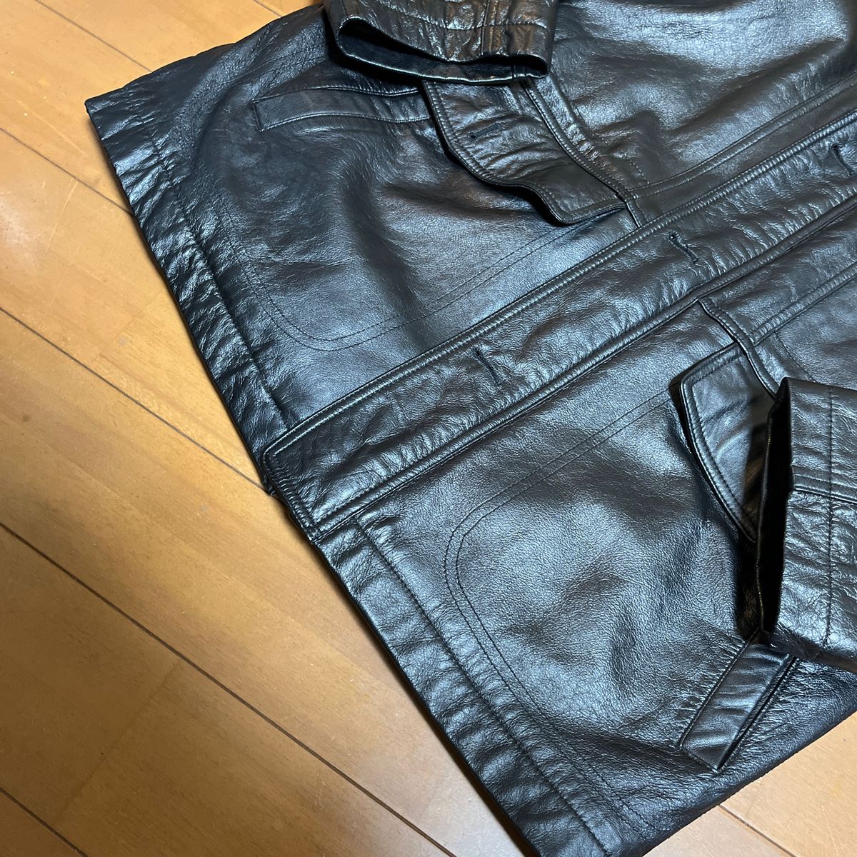 ALASKO 羊革 ジャケット羊革 ジップアップ ビンテージ レザー ALASKO 羊革 ジャケット羊革 ジップアップ ビンテージ レザー