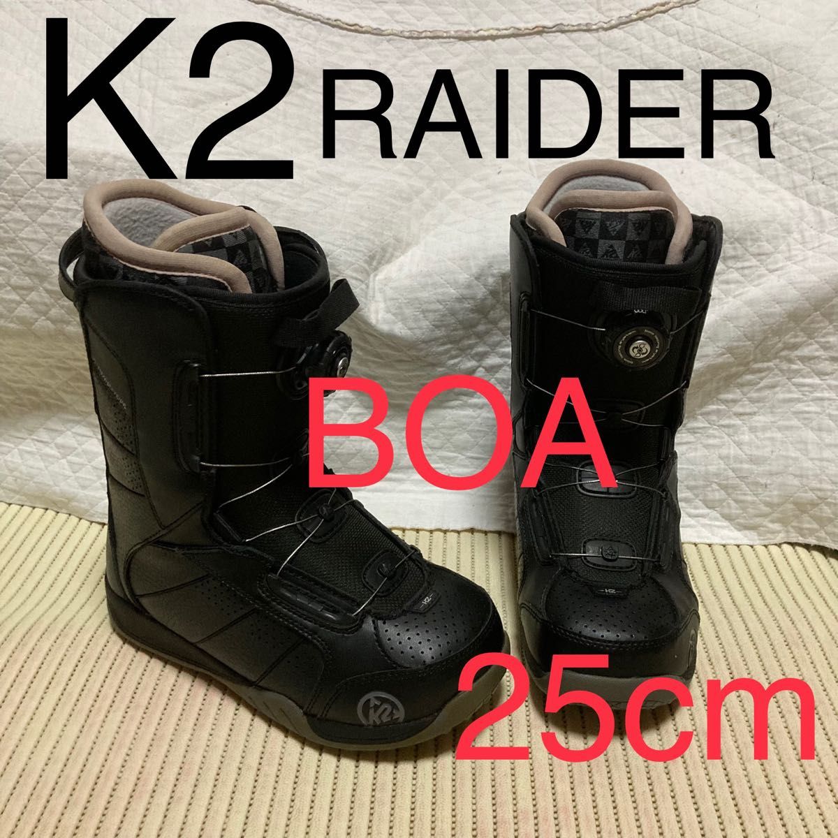 K2 ケーツー　RAIDER ライダー　BOA スノーボードブーツ　25cm