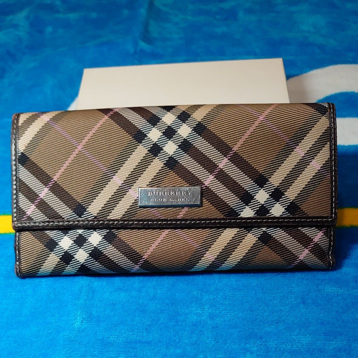 バーバリー　ブルーレーベル BURBERRY BLUE LABEL 長財布 