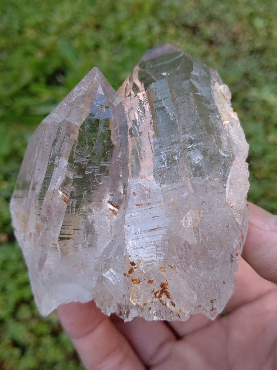 【高品質】パキスタン, ハシュピ産 ヒマラヤ 水晶 鉱物標本