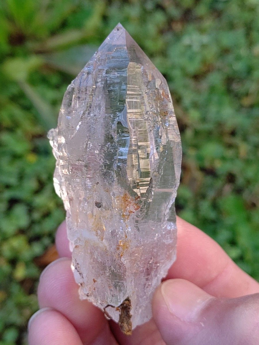 【高品質】パキスタン, ハシュピ 産 ヒマラヤ 水晶  原石 鉱物標本