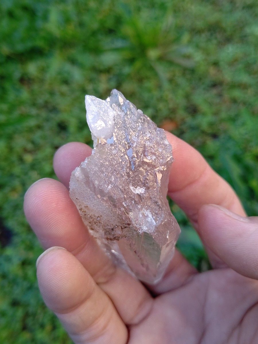 【高品質】パキスタン, ハシュピ産 ヒマラヤ 水晶 鉱物標本