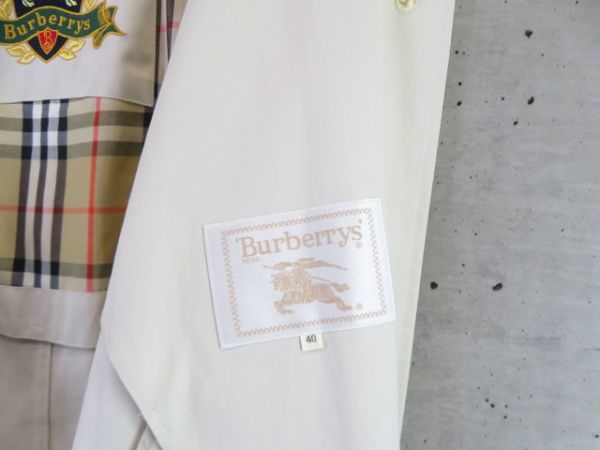 6010m22◆お洒落◆BURBERRYS バーバリー 裏地ノバチェック ステンカラーコート 40/トレンチコート/ジャケット/シャツ/レディース/女性_画像7