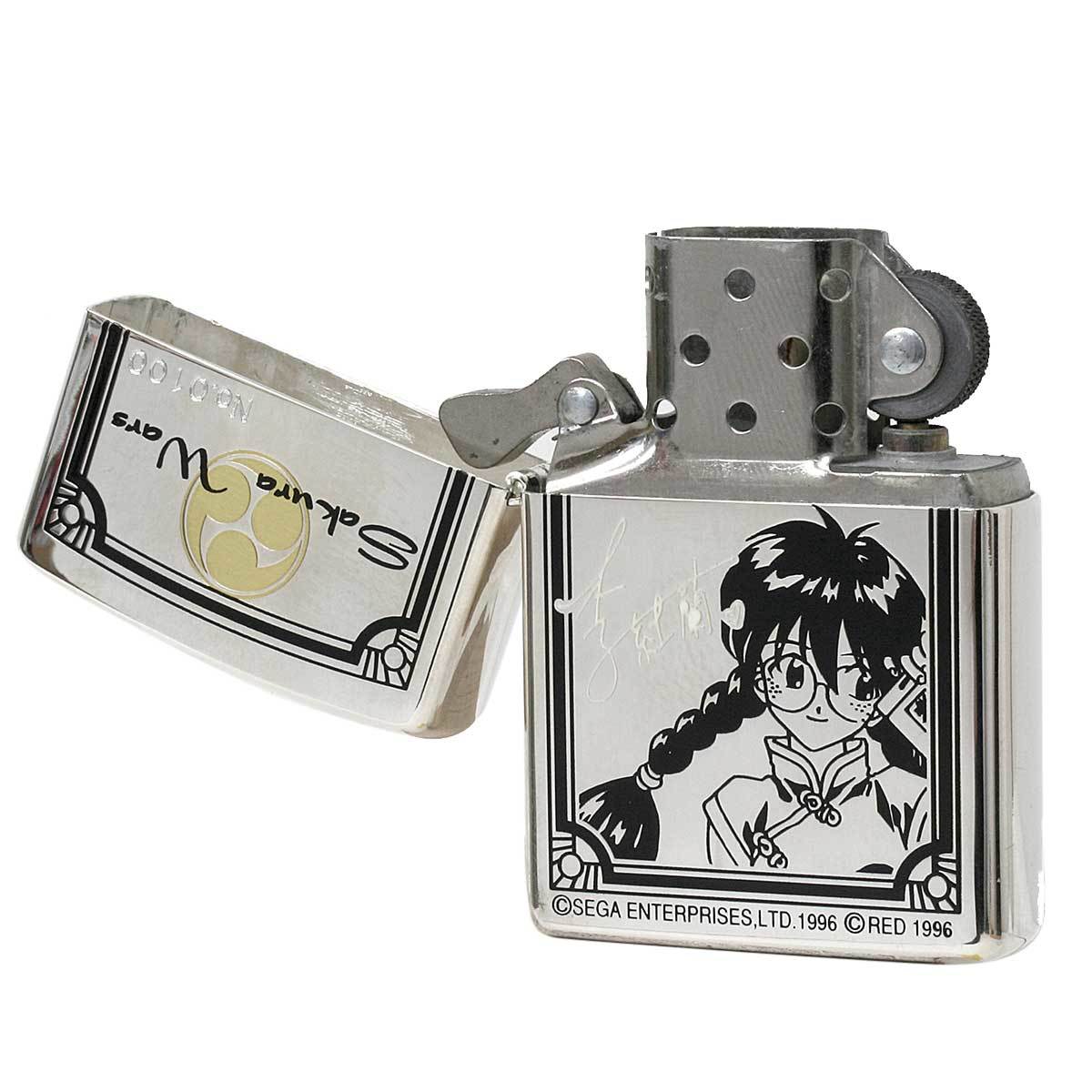 絶版/ヴィンテージ Zippo ジッポー 中古 1997年製造サクラ大戦 Sakura Wars シリアルNo.0100 [S]ほぼ新品同様_画像4