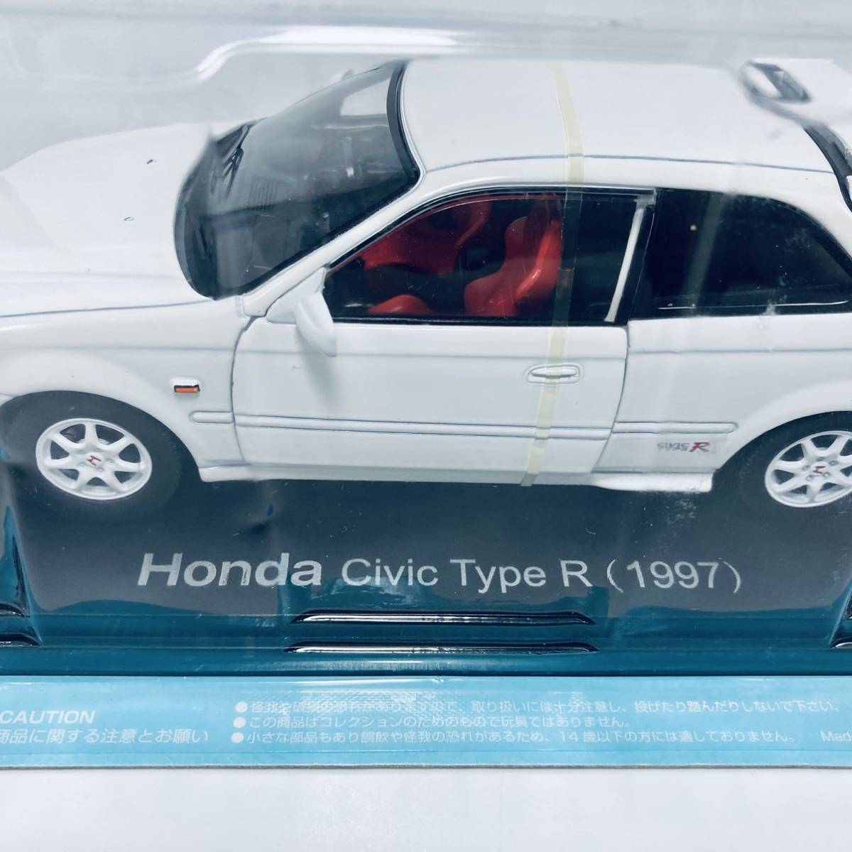 NOREV ノレブ 1/24 1997年型 EK9 ホンダ シビック タイプR チャンピオンシップホワイト 国産名車コレクション_画像4