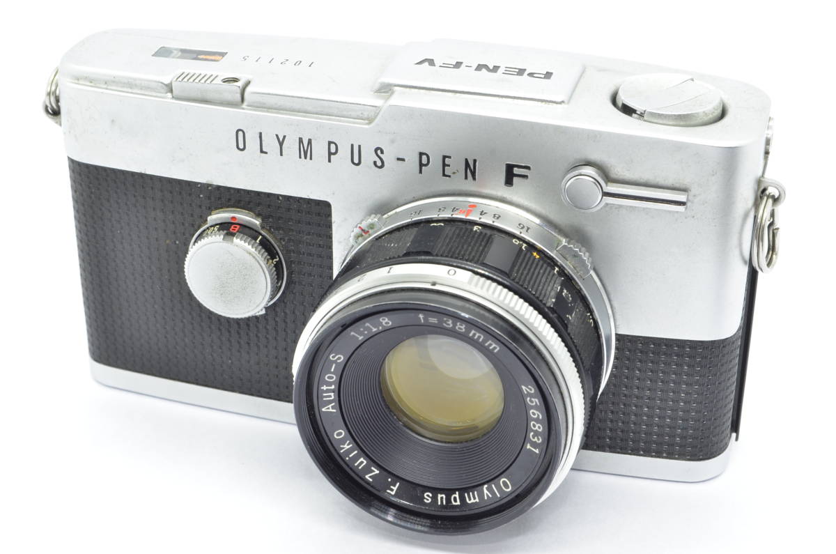 【外観並級以下】OLYMPUS PEN-FV/F.Zuiko Auto-S 1:1.8 f=38mm　#t9471_画像1