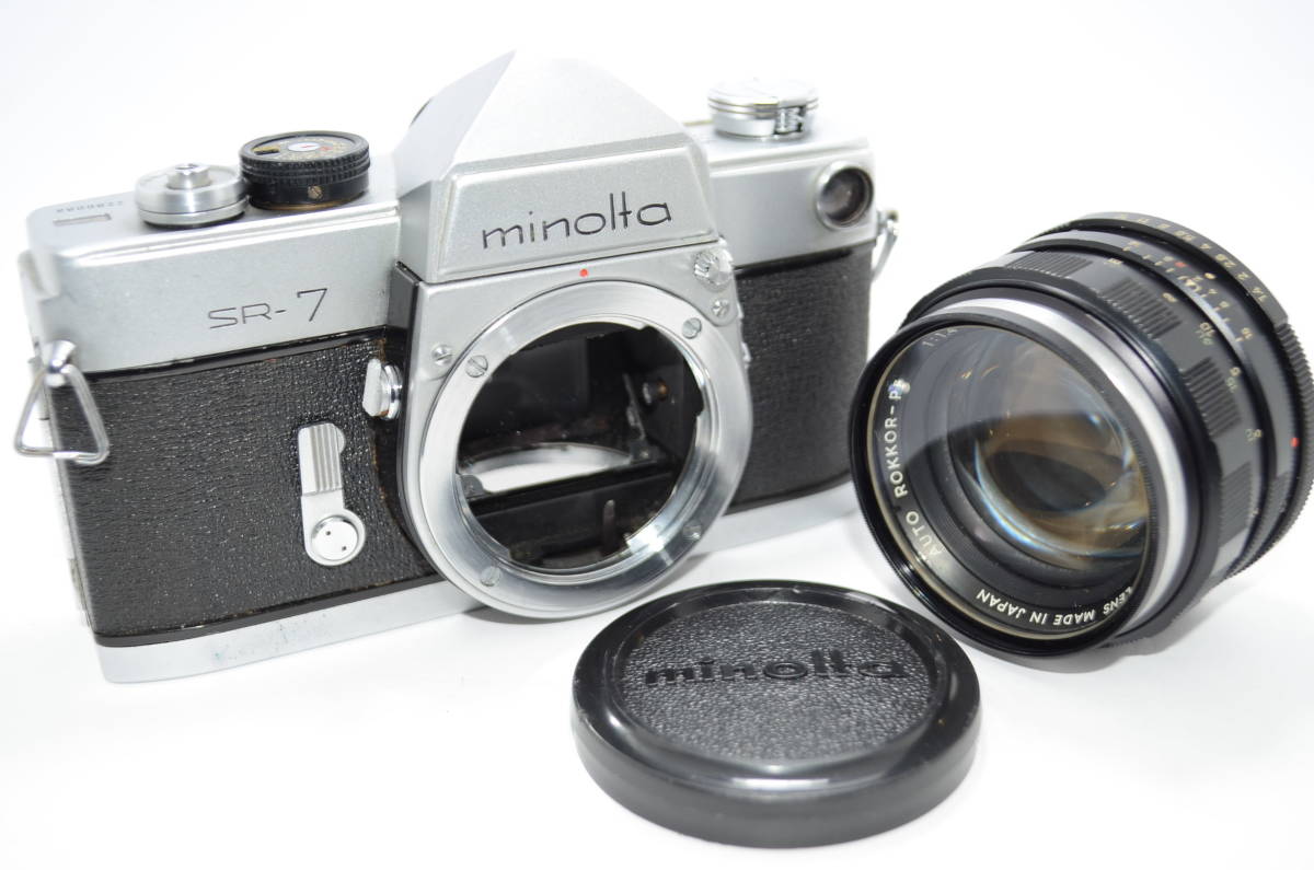 【外観並級】minolta SR-7 シルバー / ミノルタ 58mm F1.4　#t11046_画像1