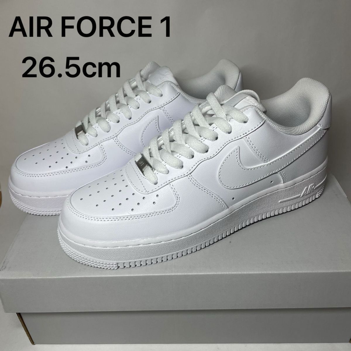 NIKE ナイキ エアフォースワン AIR FORCE1 スニーカー 白 26 5cm NIKE ナイキ エアフォースワン AIR FORCE1 スニーカー 白 26 5cm
